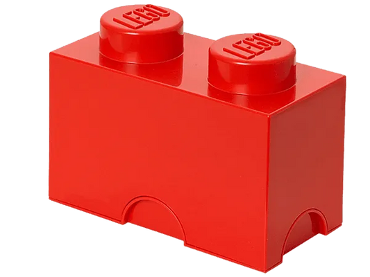 LEGO 2 stud Red Storage Brick 5003569 Gear LEGO Gear @ 2TTOYS | Official LEGO shop😊🥰 LEGO €. 11.99