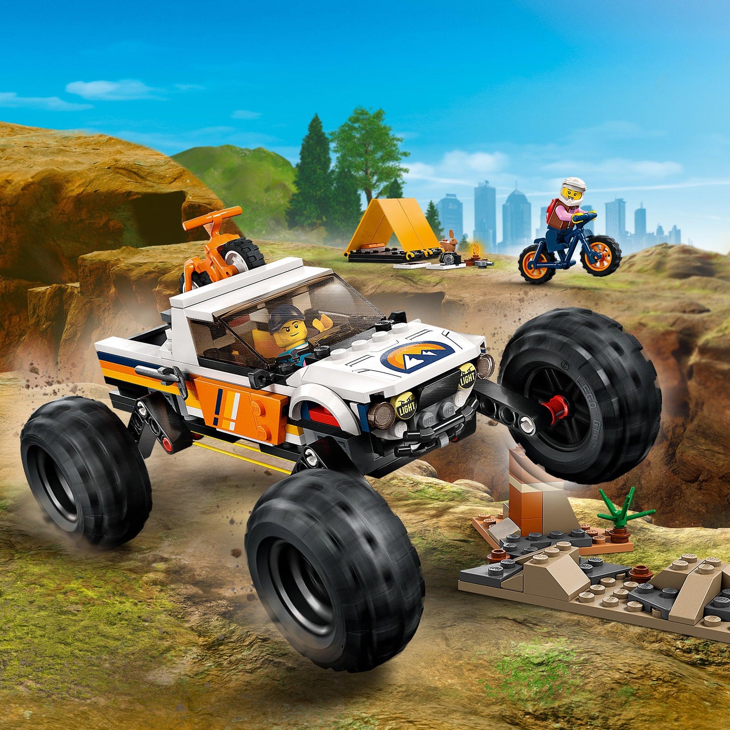 LEGO 4x4 offroad-avonturen 60387 City LEGO CITY @ 2TTOYS | Official LEGO shop😊🥰 LEGO €. 25.49