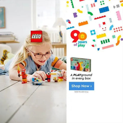 LEGO 90 jaar spelen 11021 Classic LEGO CLASSIC @ 2TTOYS | Official LEGO shop😊🥰 LEGO €. 44.99