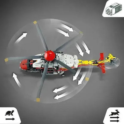 LEGO Airbus H175 Reddings Helicopter 42145 Technic (USED) LEGO TECHNIC @ 2TTOYS | Official LEGO shop😊🥰 LEGO €. 134.99