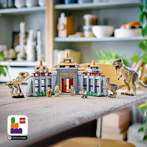LEGO Bezoekerscentrum: T. rex & raptor aanval 76961 Jurassic World LEGO JURASSIC WORLD @ 2TTOYS | Official LEGO shop😊🥰 LEGO €. 139.99