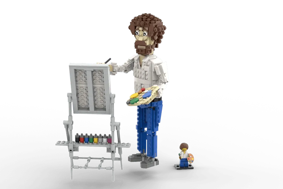 LEGO Bob Ross LEGO IDEAS @ 2TTOYS | Official LEGO shop😊🥰 LEGO €. 999.99