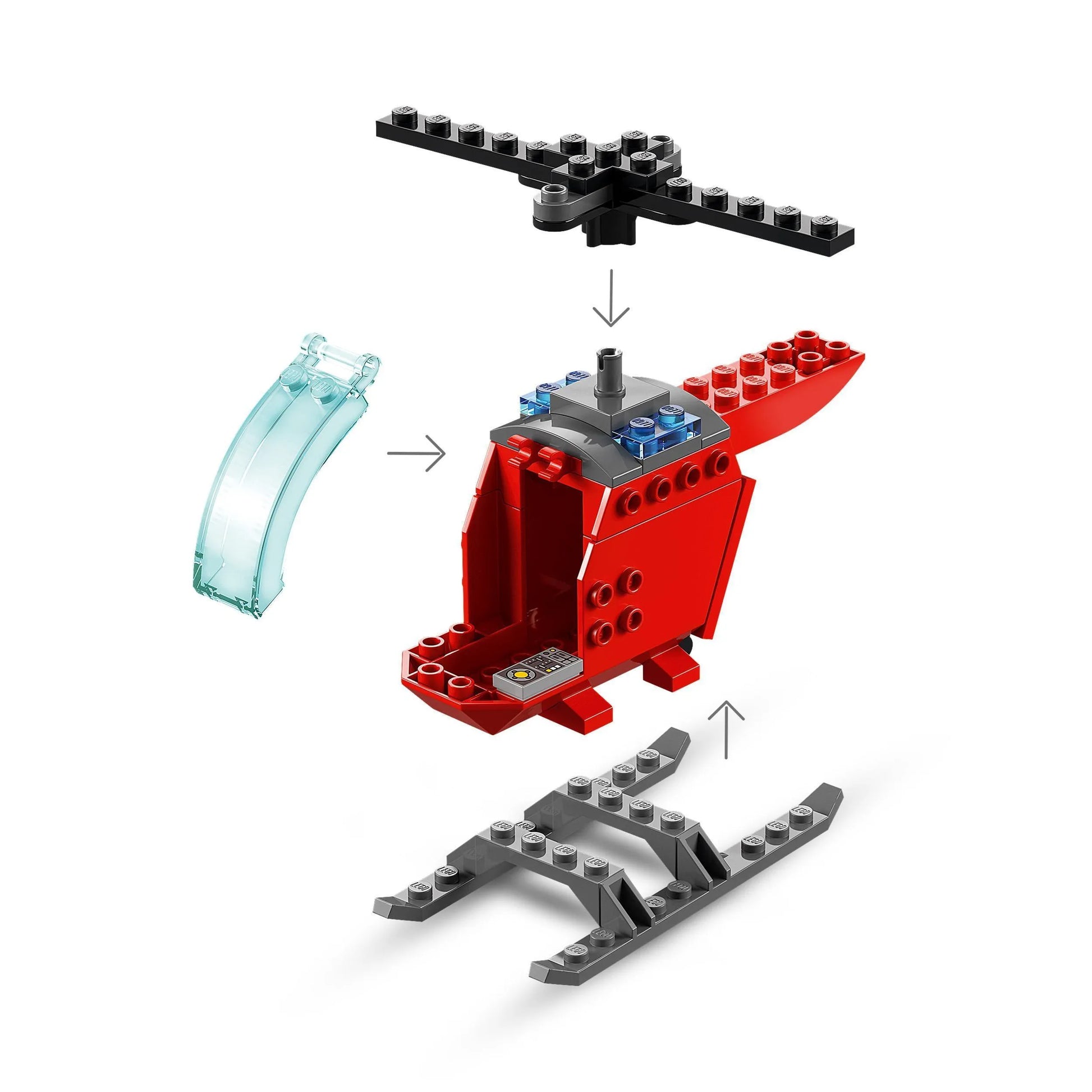 LEGO Brandweer helikopter 60318 City LEGO CITY BRANDWEER @ 2TTOYS | Official LEGO shop😊🥰 LEGO €. 8.48