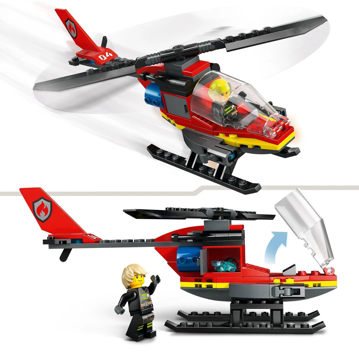 LEGO Brandweer helikopter 60411 City LEGO CITY @ 2TTOYS | Official LEGO shop😊🥰 LEGO €. 8.49