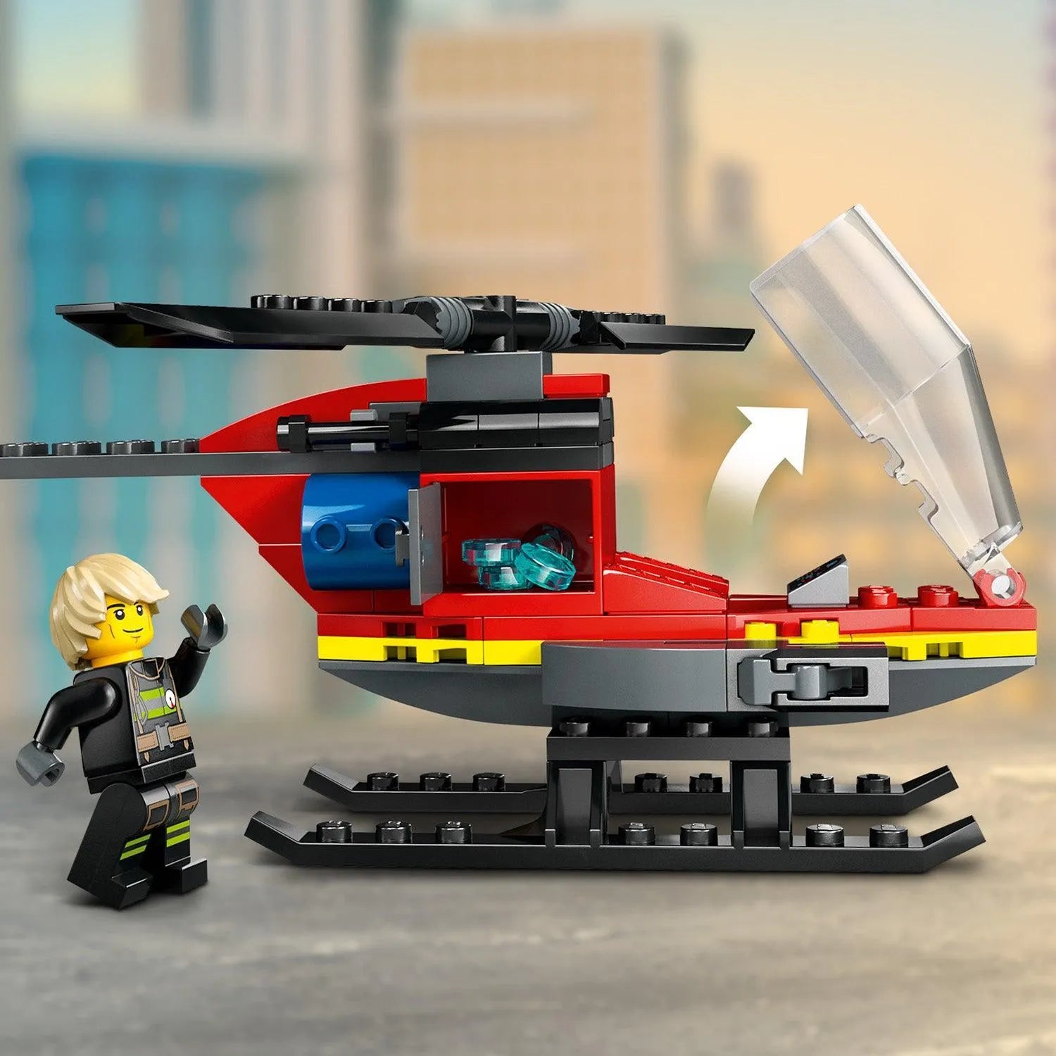 LEGO Brandweer helikopter 60411 City LEGO CITY @ 2TTOYS | Official LEGO shop😊🥰 LEGO €. 8.49