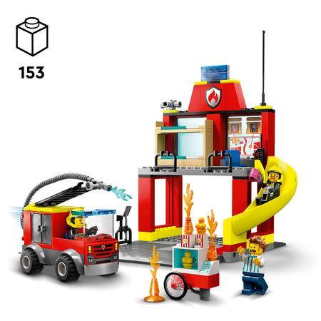 LEGO Brandweerkazerne en brandweerwagen 60375 City LEGO CITY @ 2TTOYS LEGO €. 29.48