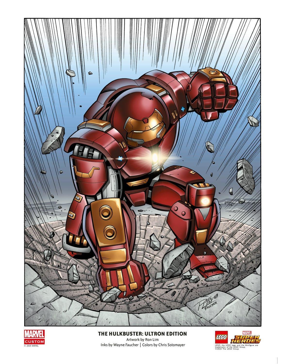 LEGO Custom Marvel Art Print 5005573 Gear LEGO Gear @ 2TTOYS LEGO €. 9.99