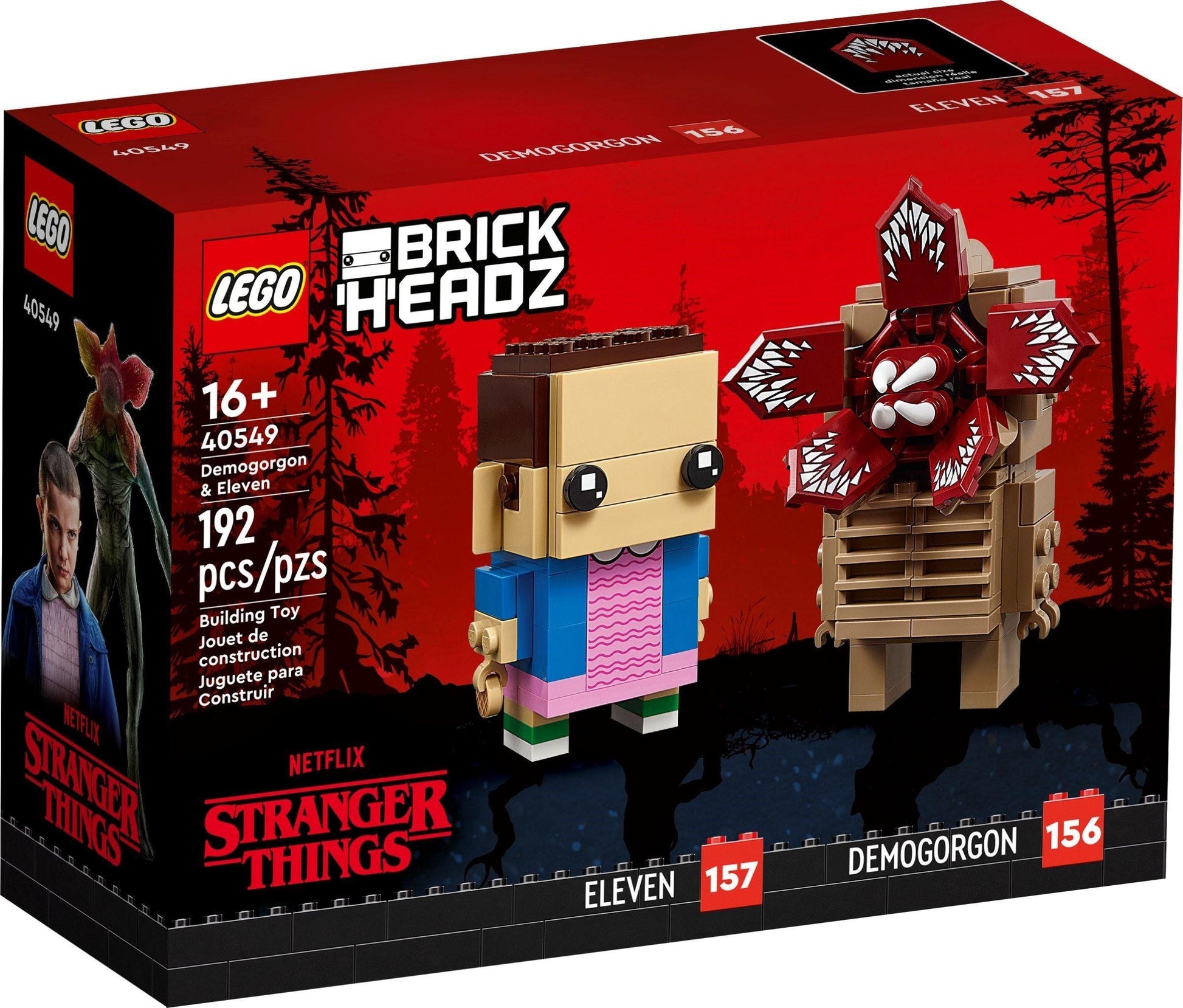 LEGO Demogorgon & Eleven 40549 BrickHeadz LEGO BRICKHEADZ @ 2TTOYS LEGO €. 39.99