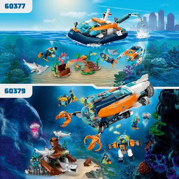 LEGO Duikboot voor diepzeeonderzoek 60379 City LEGO CITY @ 2TTOYS | Official LEGO shop😊🥰 LEGO €. 88.98