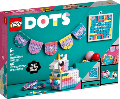 LEGO Eenhoorn creatieve gezinsset 41962 Dots LEGO Dots @ 2TTOYS | Official LEGO shop😊🥰 LEGO €. 32.49