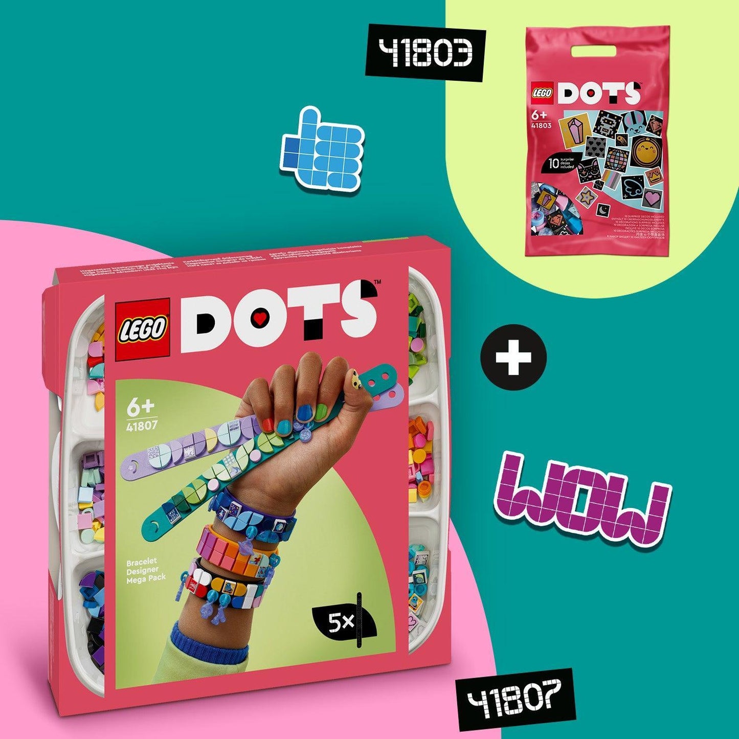 LEGO Extra DOTS Series 8 - Glitter and Shine 41803 Dots LEGO Dots @ 2TTOYS LEGO €. 3.99