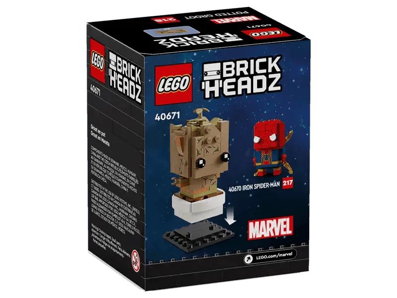 LEGO Groot in pot 40671 Brickheadz LEGO BRICKHEADZ @ 2TTOYS | Official LEGO shop😊🥰 LEGO €. 9.99