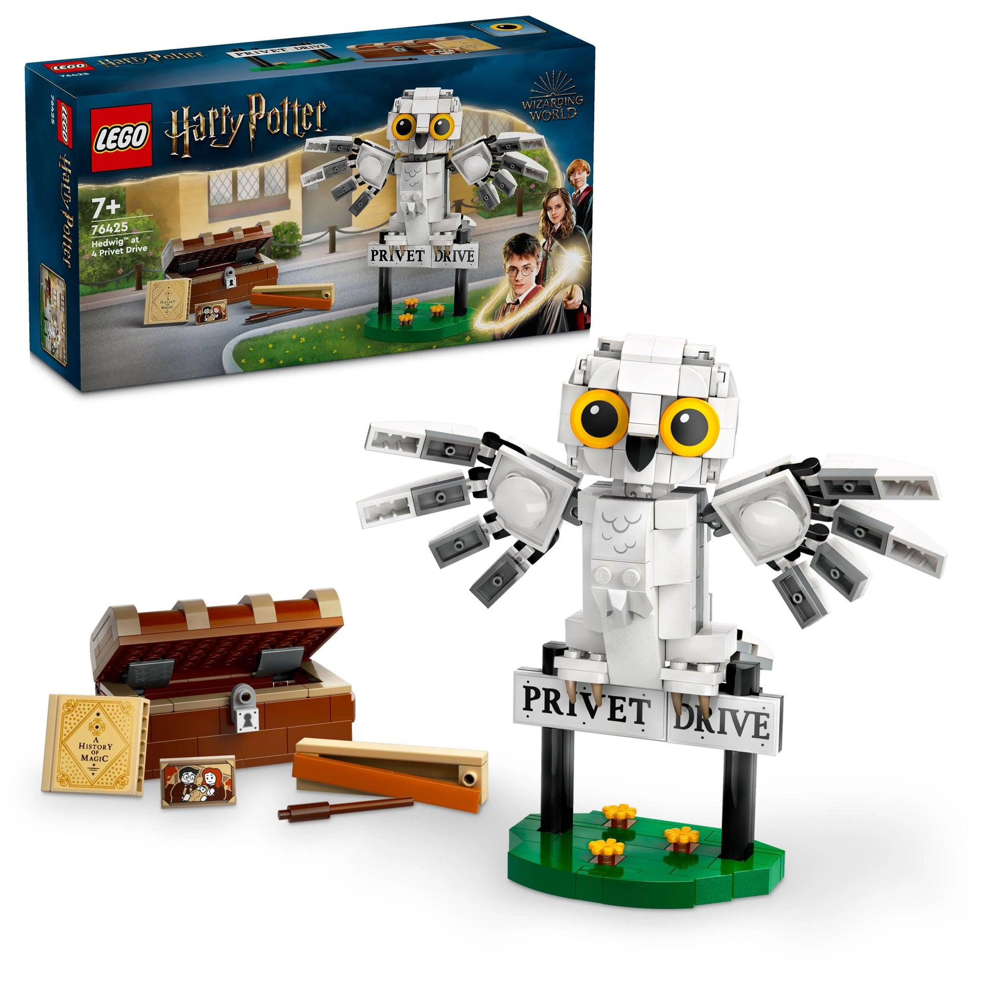 LEGO Hedwig™ bij Ligusterlaan 4 76425 Harry Potter LEGO HARRY POTTER @ 2TTOYS | Official LEGO shop😊🥰 LEGO €. 16.48