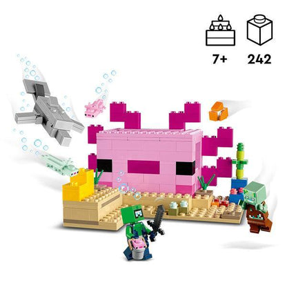 LEGO Het axolotlhuis 21247 Minecraft LEGO MINECRAFT @ 2TTOYS | Official LEGO shop😊🥰 LEGO €. 22.48