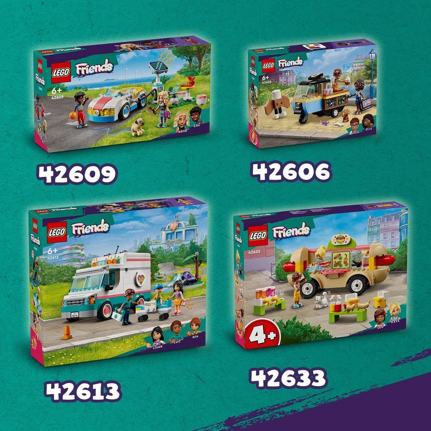 LEGO Hot Dog Food Truck 42633 Friends LEGO FRIENDS @ 2TTOYS | Official LEGO shop😊🥰 LEGO €. 24.99