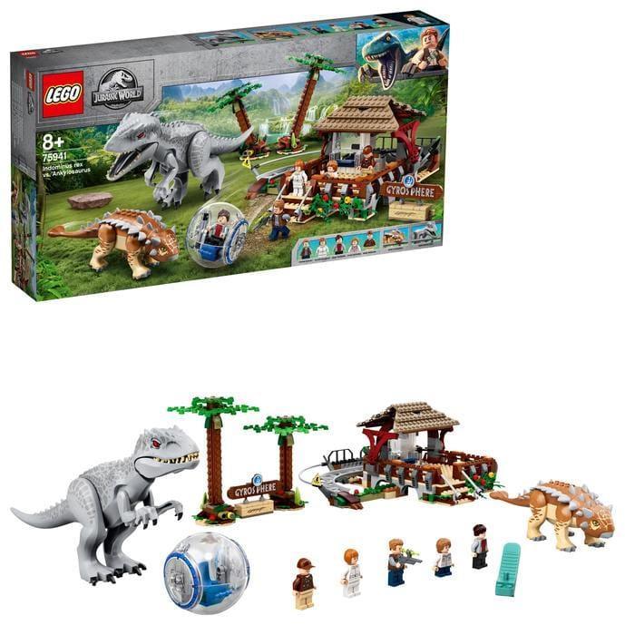 LEGO Indominus Rex en Ankylosaurus Dino 75941 Jurassic World LEGO JURASSIC WORLD @ 2TTOYS | Official LEGO shop😊🥰 LEGO €. 109.99