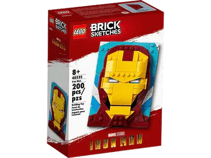 LEGO Iron Man afbeelding 40535 Brick Sketches LEGO BRICKHEADZ @ 2TTOYS | Official LEGO shop😊🥰 LEGO €. 21.99