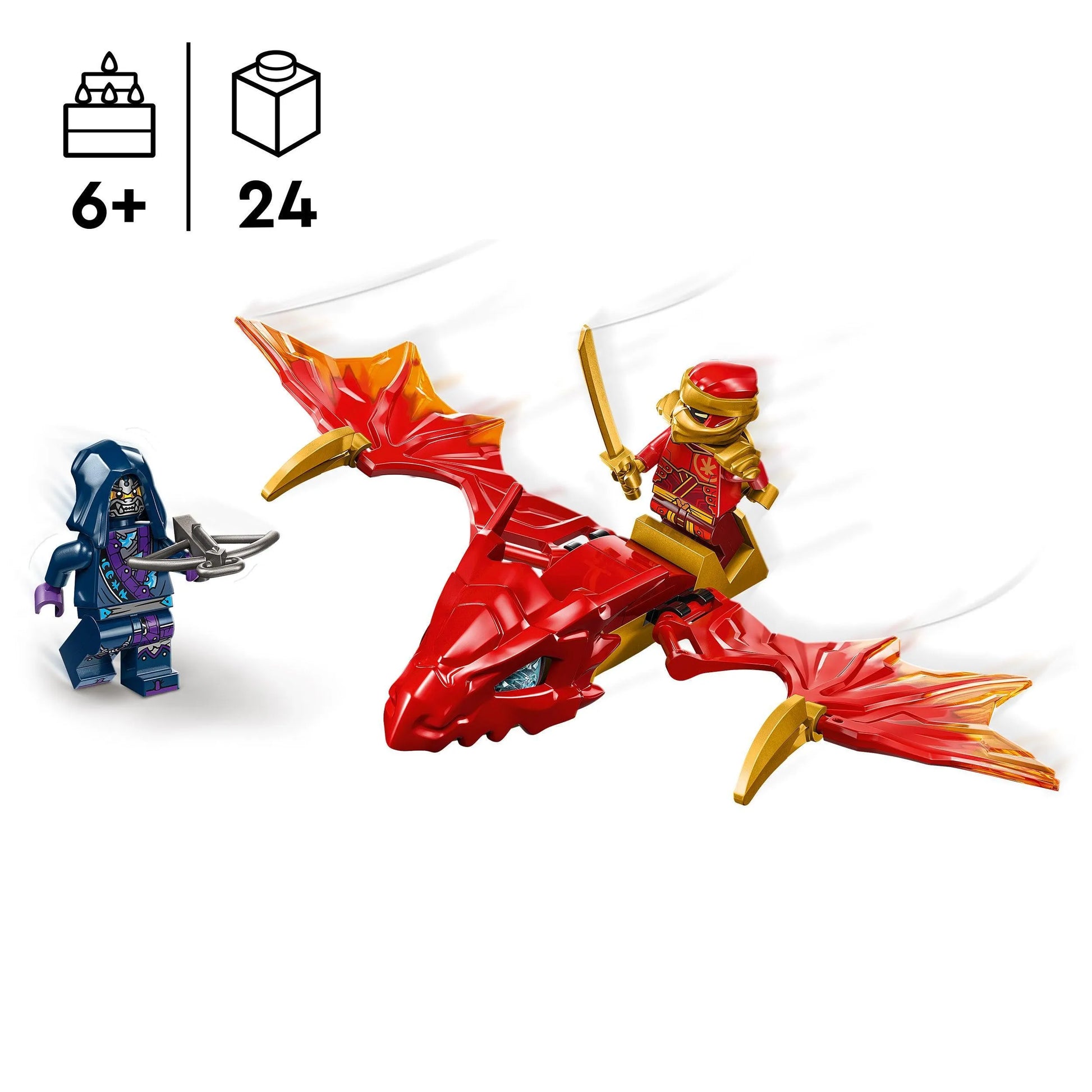 LEGO Kai's Drakenzweefvliegtuig 71801 Ninjago LEGO Ninjago @ 2TTOYS | Official LEGO shop😊🥰 LEGO €. 8.49