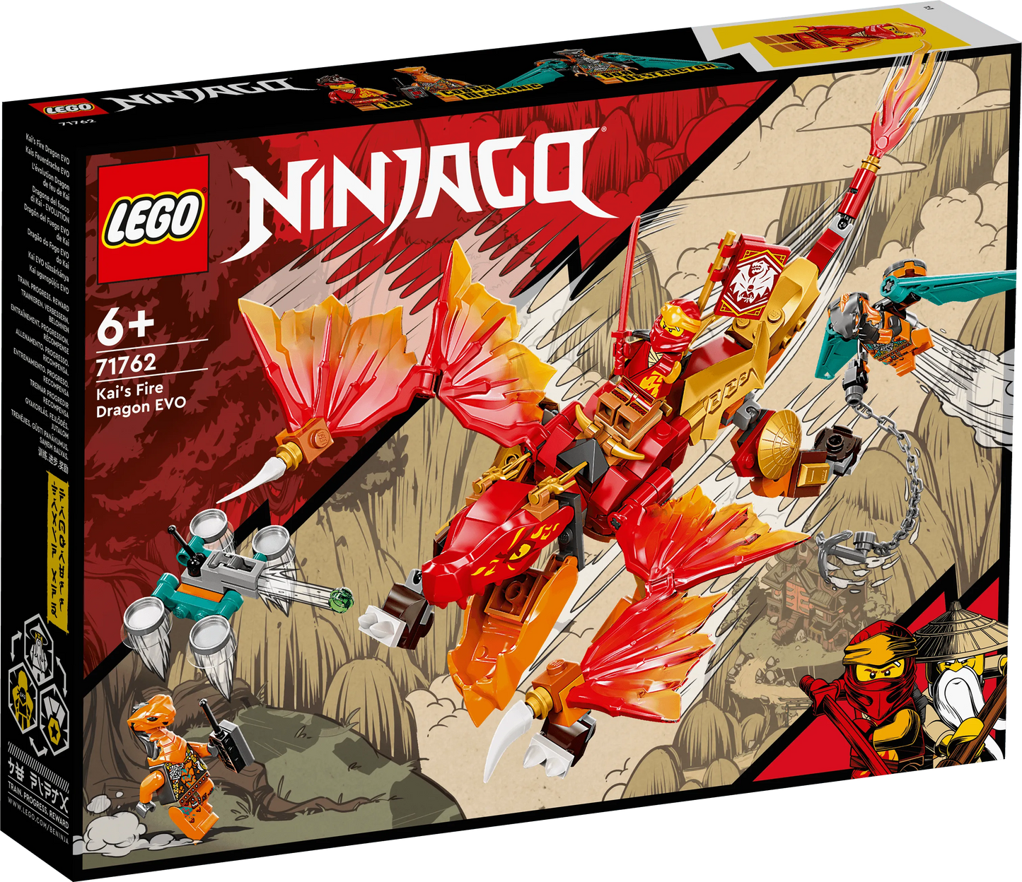 LEGO Kai's Vuur Draak 71762 Ninjago LEGO NINJAGO @ 2TTOYS | Official LEGO shop😊🥰 LEGO €. 29.99