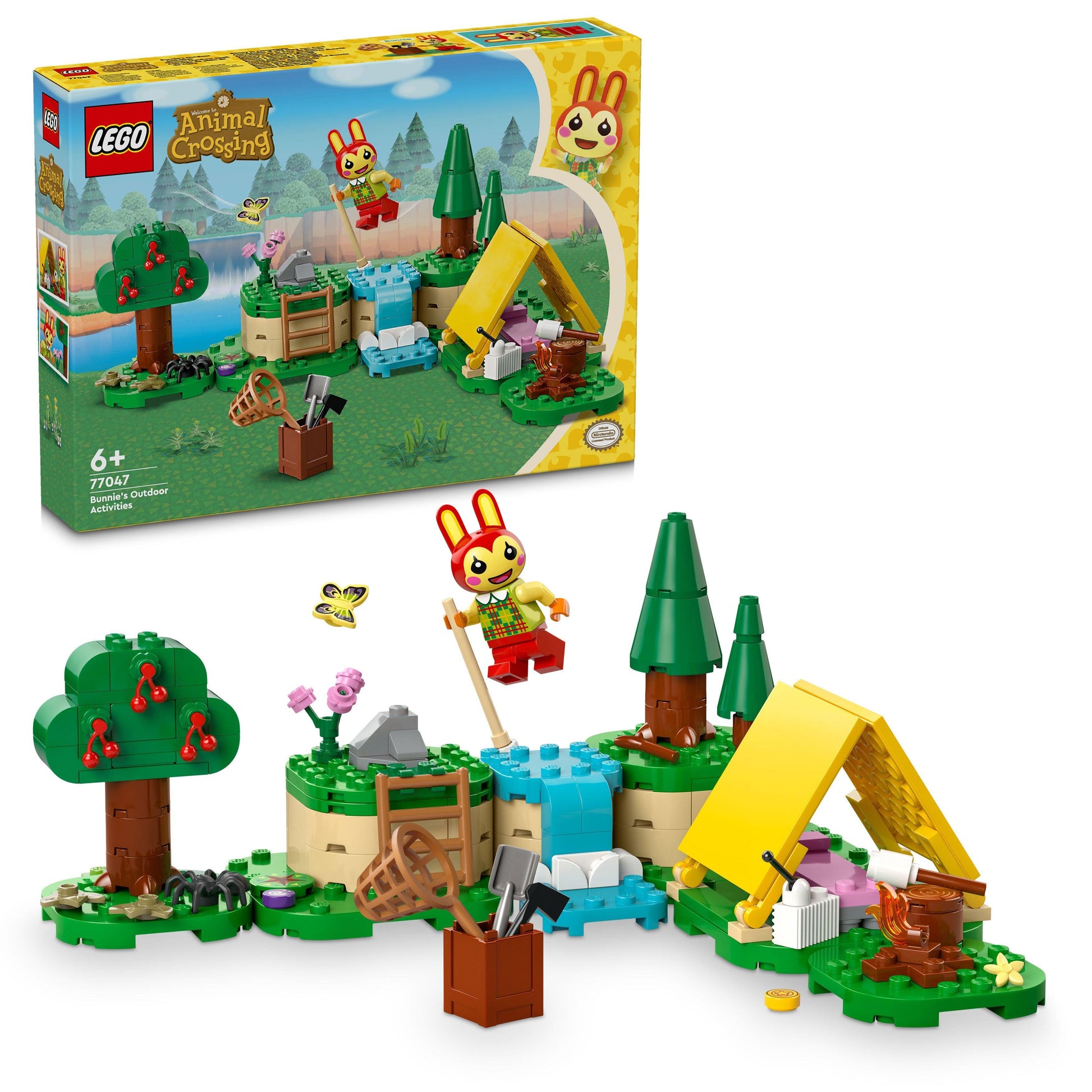 LEGO Kamperen met Bunnie 77047 Animal Crossing LEGO ANIMAL CROSSING @ 2TTOYS | Official LEGO shop😊🥰 LEGO €. 16.49