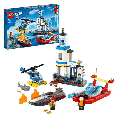 LEGO Kustwacht politie en brandmissie 60308 City LEGO CITY KUSTWACHT @ 2TTOYS | Official LEGO shop😊🥰 LEGO €. 29.99