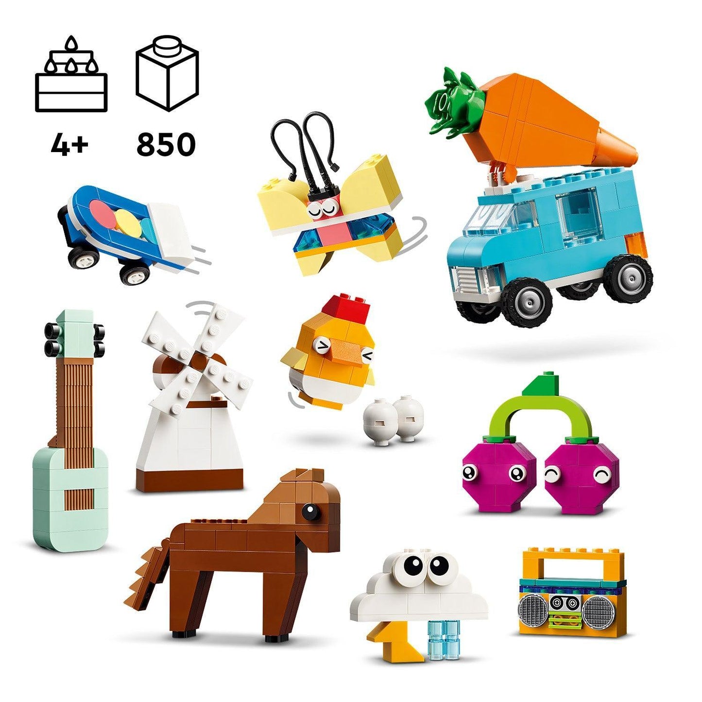 LEGO Levendige creatieve stenen 11038 Classic LEGO CLASSIC @ 2TTOYS LEGO €. 54.99