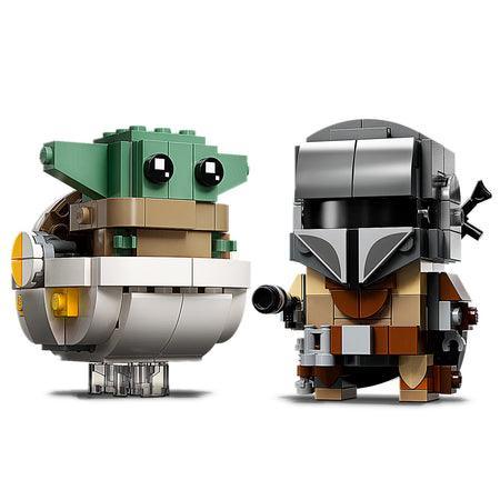 LEGO Mandalorian en het kind Yoda 75317 Brickheadz LEGO STARWARS @ 2TTOYS LEGO €. 24.99