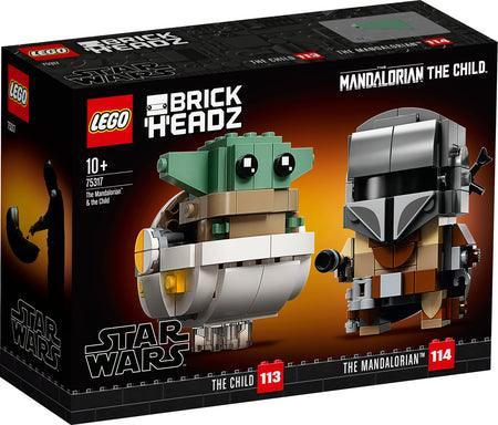 LEGO Mandalorian en het kind Yoda 75317 Brickheadz LEGO STARWARS @ 2TTOYS LEGO €. 24.99