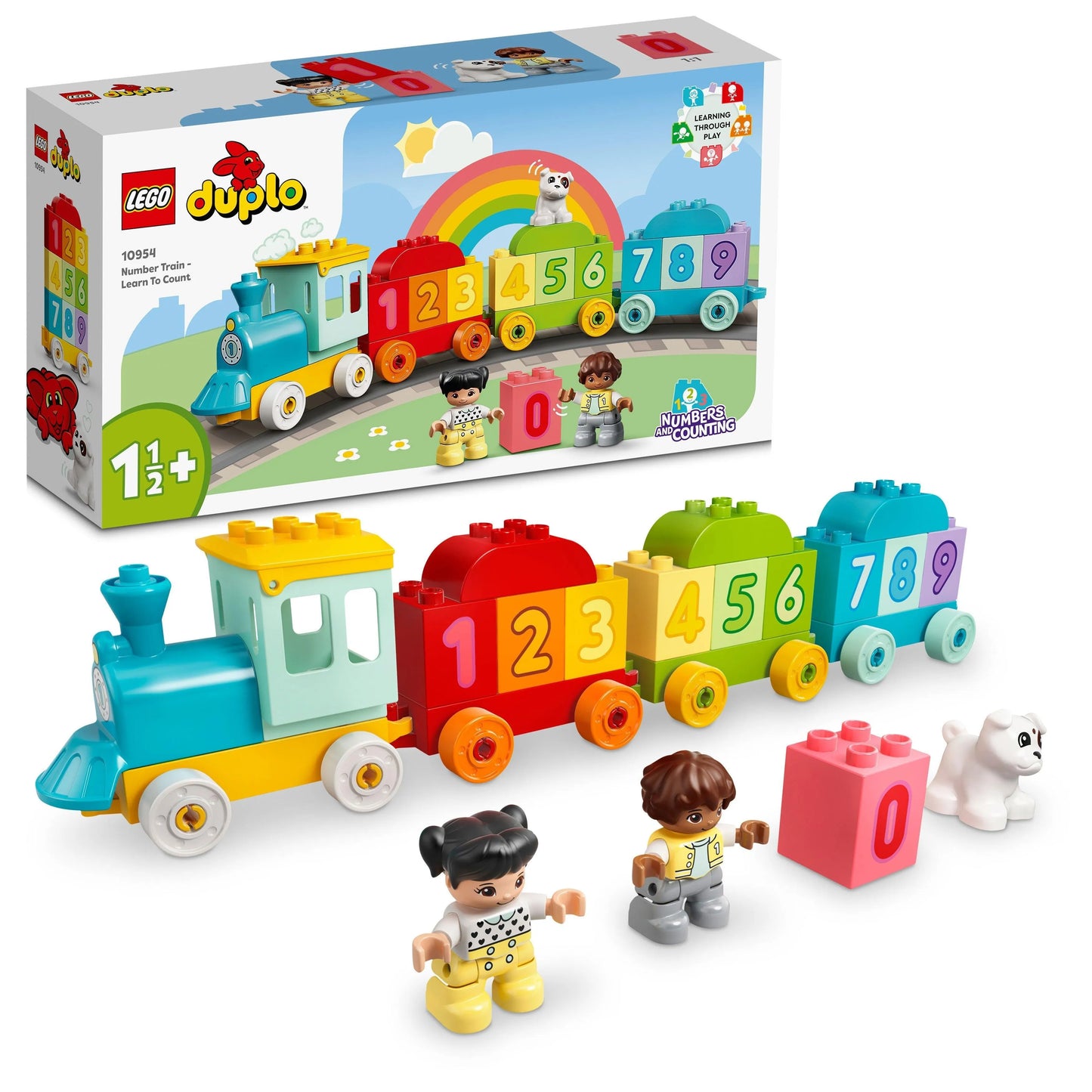 LEGO Mijn eerste trein Getallentrein - Leren tellen 10954 DUPLO LEGO DUPLO @ 2TTOYS | Official LEGO shop😊🥰 LEGO €. 16.98