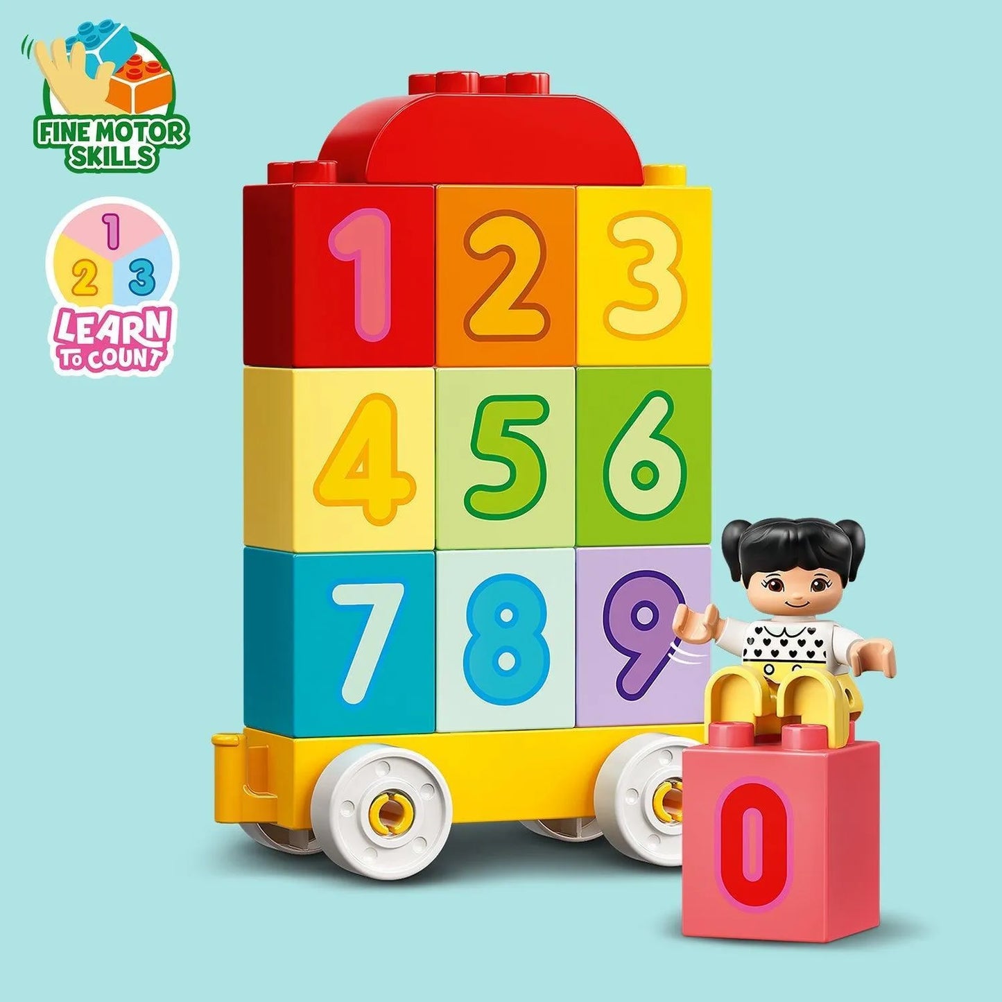 LEGO Mijn eerste trein Getallentrein - Leren tellen 10954 DUPLO LEGO DUPLO @ 2TTOYS | Official LEGO shop😊🥰 LEGO €. 16.98