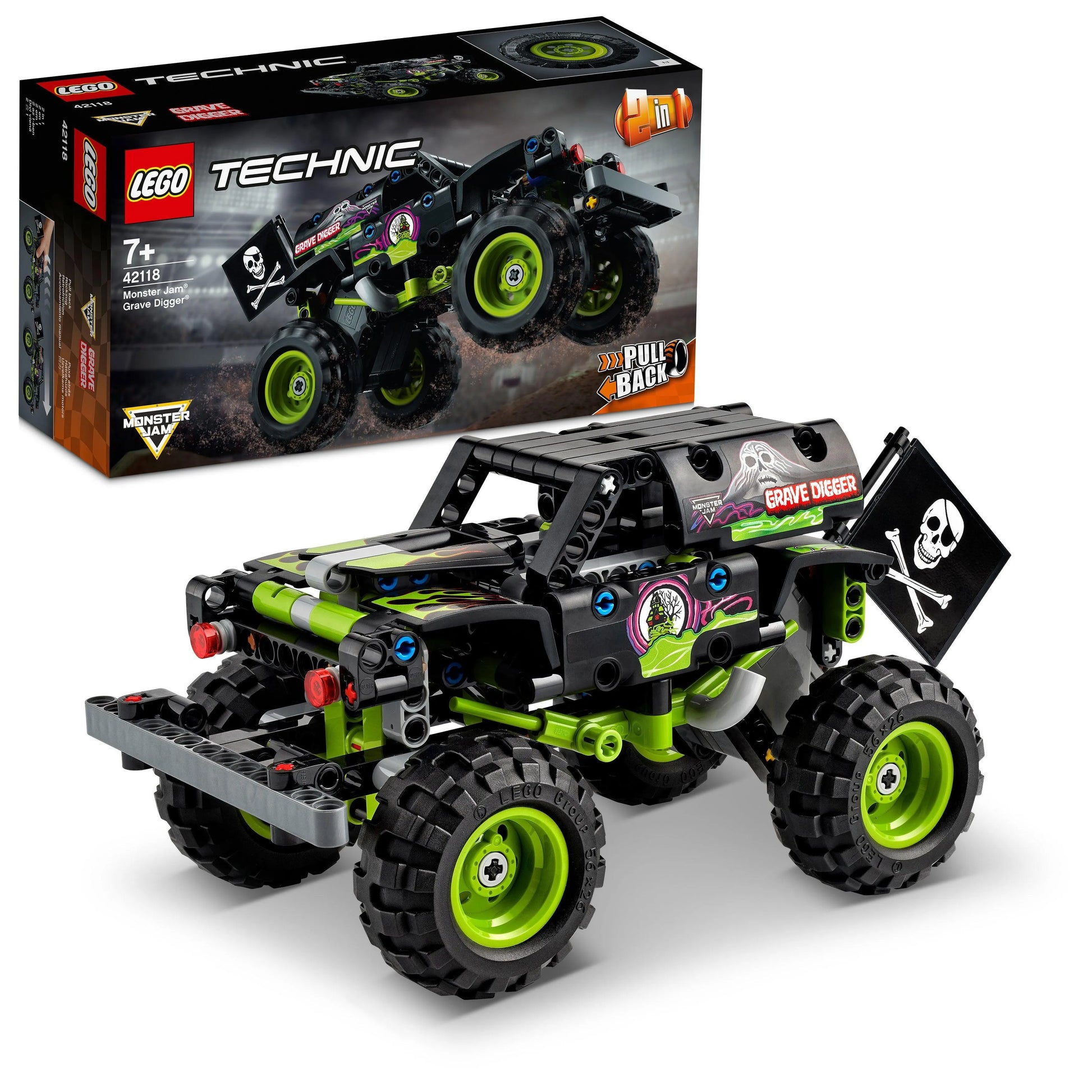 LEGO Monster Jam Grave Digger 42118 Technic LEGO TECHNIC @ 2TTOYS | Official LEGO shop😊🥰 LEGO €. 22.99