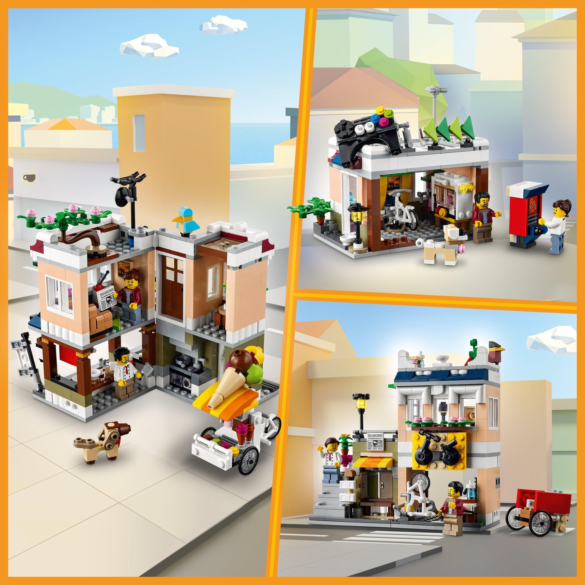 LEGO Noedel winkel in de stad 31131 Creator LEGO CITY VILLE @ 2TTOYS | Official LEGO shop😊🥰 LEGO €. 54.99