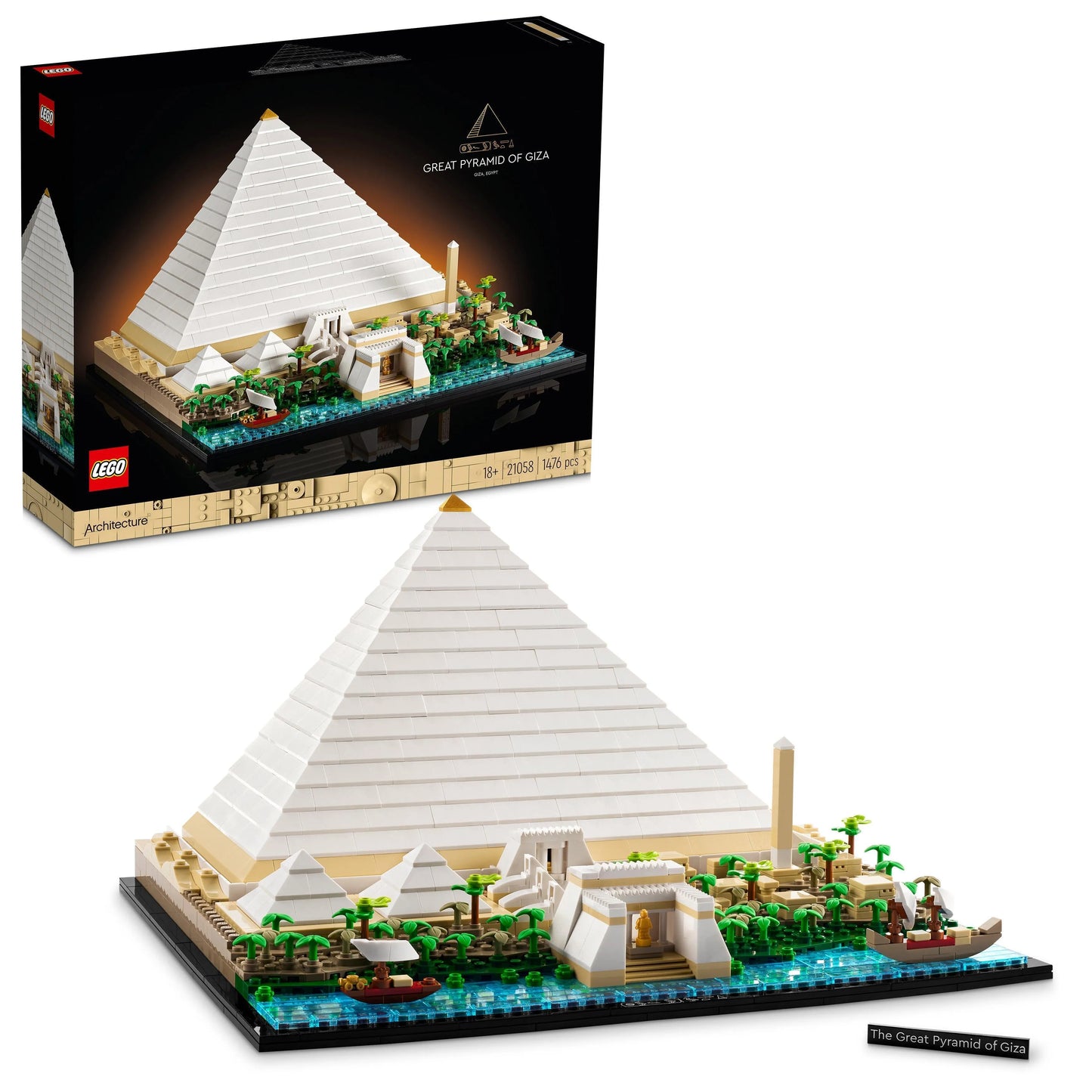 LEGO Piramide van Gizeh 21058 Architecture (USED) LEGO ARCHITECTURE @ 2TTOYS | Official LEGO shop😊🥰 LEGO €. 84.99