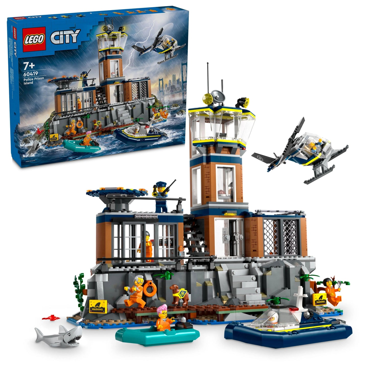 LEGO Politiebureau op het gevangeniseiland 60419 City LEGO City @ 2TTOYS | Official LEGO shop😊🥰 LEGO €. 84.49