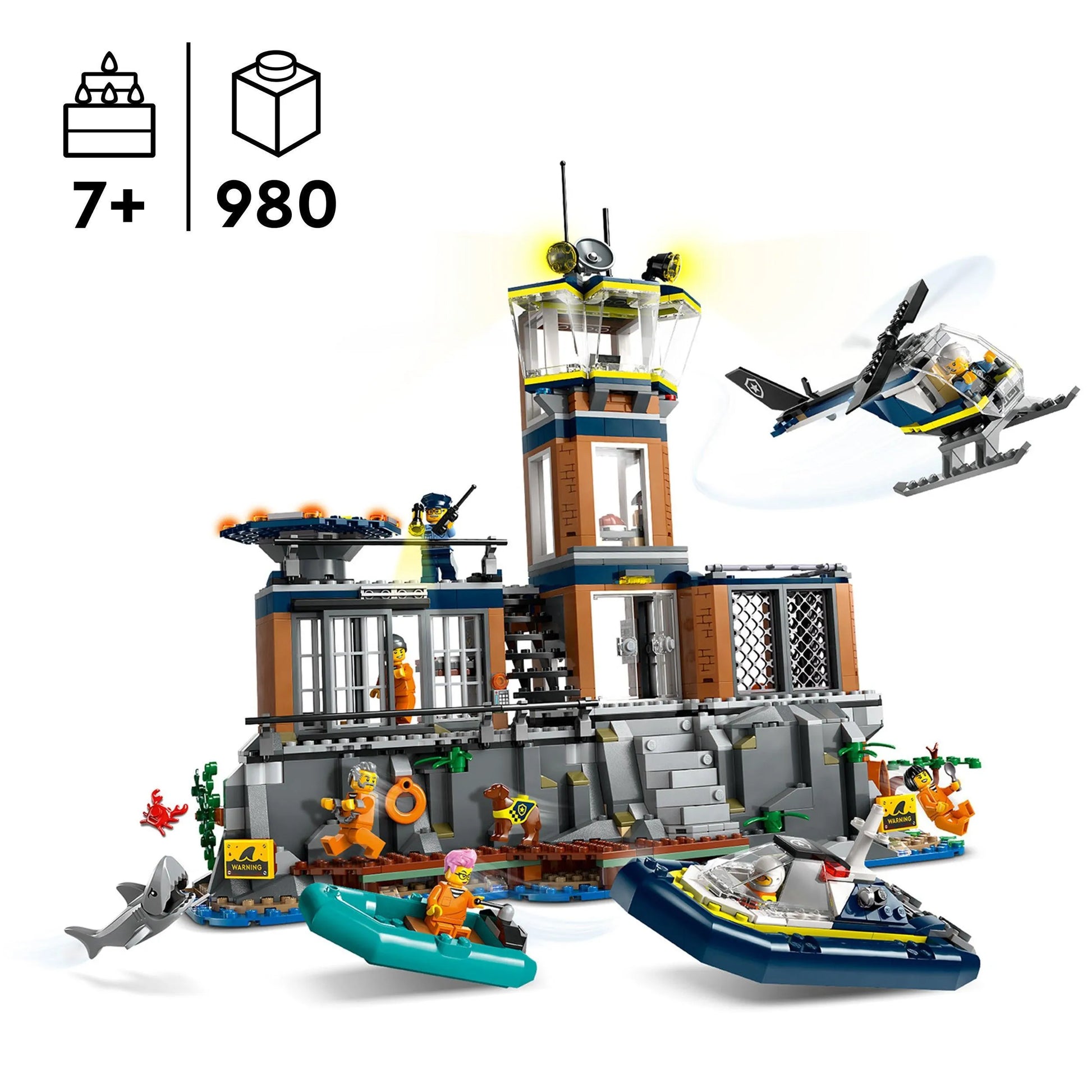 LEGO Politiebureau op het gevangeniseiland 60419 City LEGO City @ 2TTOYS | Official LEGO shop😊🥰 LEGO €. 84.49