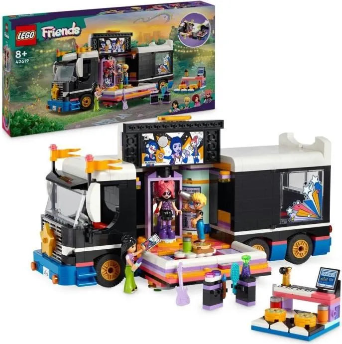 LEGO Pop ster muziek bus 42619 Friends LEGO FRIENDS @ 2TTOYS LEGO €. 71.99