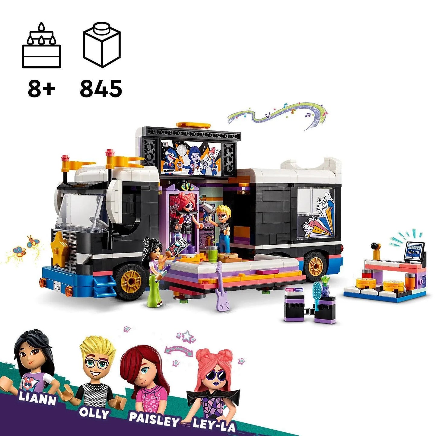 LEGO Pop ster muziek bus 42619 Friends LEGO FRIENDS @ 2TTOYS LEGO €. 71.99