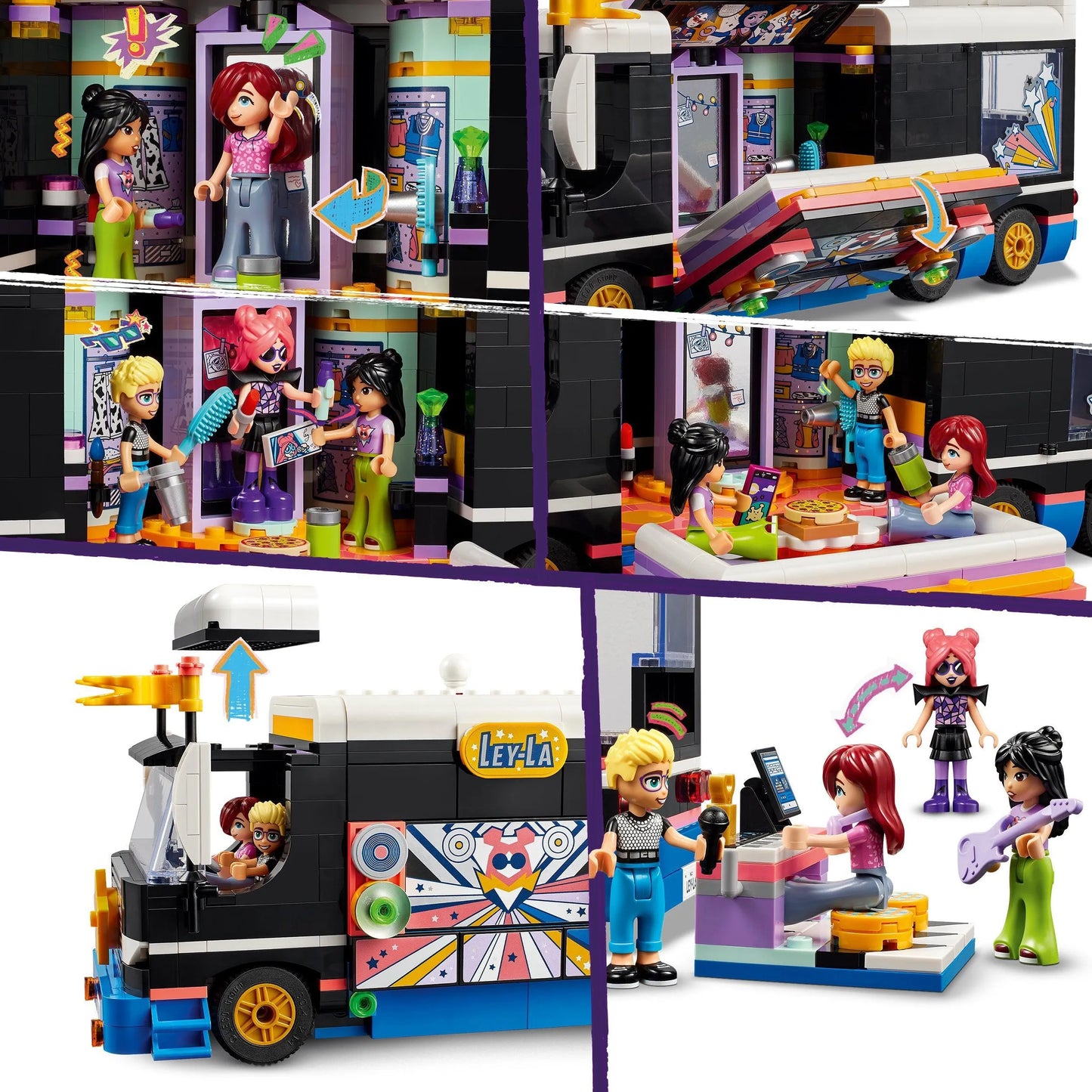 LEGO Pop ster muziek bus 42619 Friends LEGO FRIENDS @ 2TTOYS | Official LEGO shop😊🥰 LEGO €. 71.99