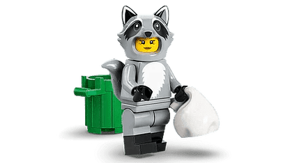 LEGO Raccoon Costume Fan (1 stuk) Minifguren Serie 22 71032-10 LEGO MINIFIGUREN @ 2TTOYS LEGO €. 5.99