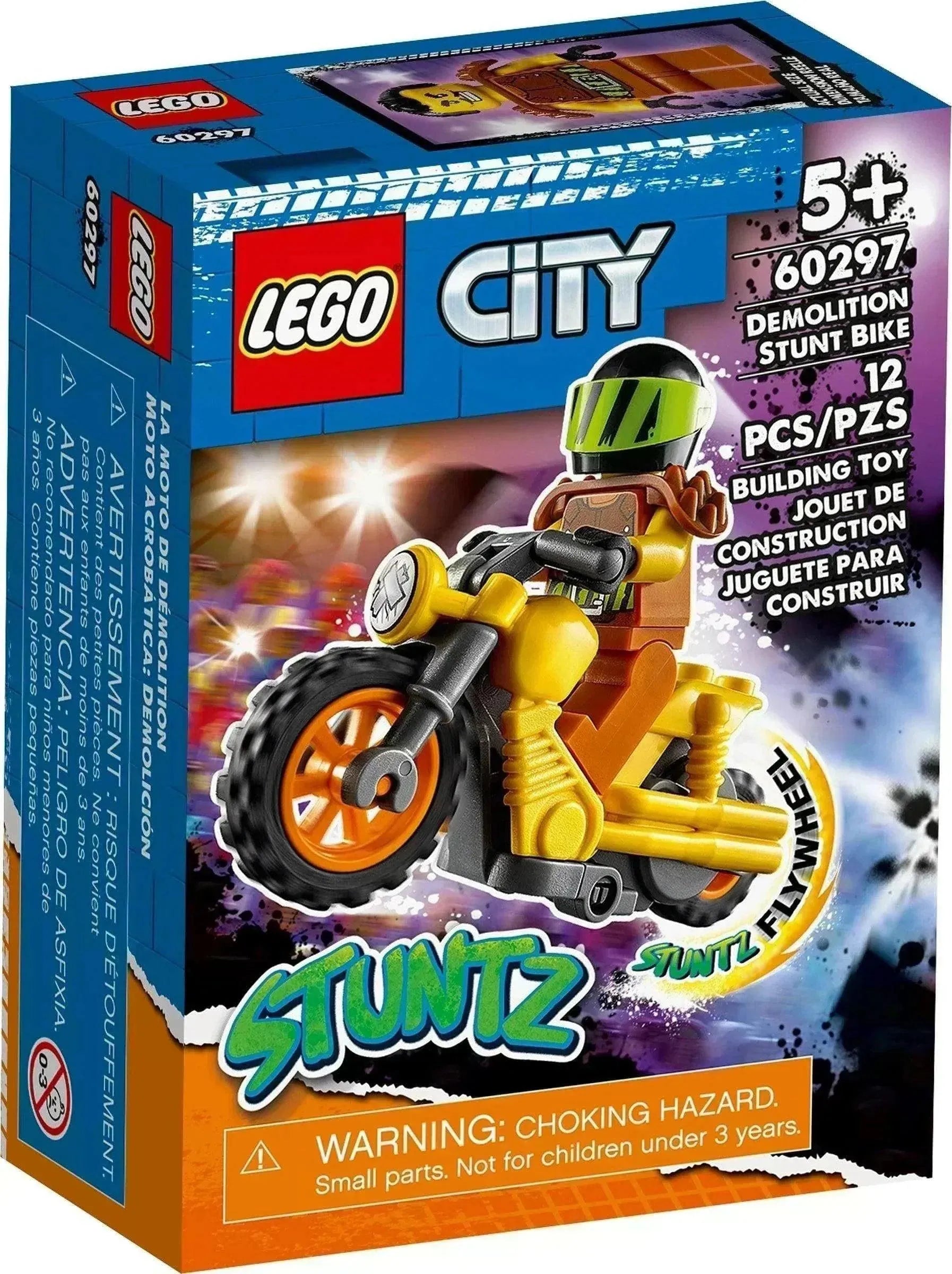 LEGO Sloop stuntmotor met stuntman Wallop 60297 City LEGO CITY STUNTZ @ 2TTOYS | Official LEGO shop😊🥰 LEGO €. 7.49