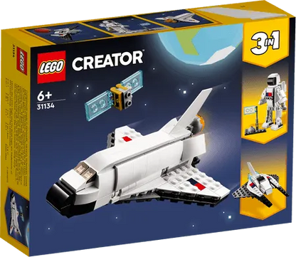 LEGO Space Shuttle 31134 Creator 3 in 1 LEGO CREATOR 3 IN 1 @ 2TTOYS | Official LEGO shop😊🥰 LEGO €. 8.48