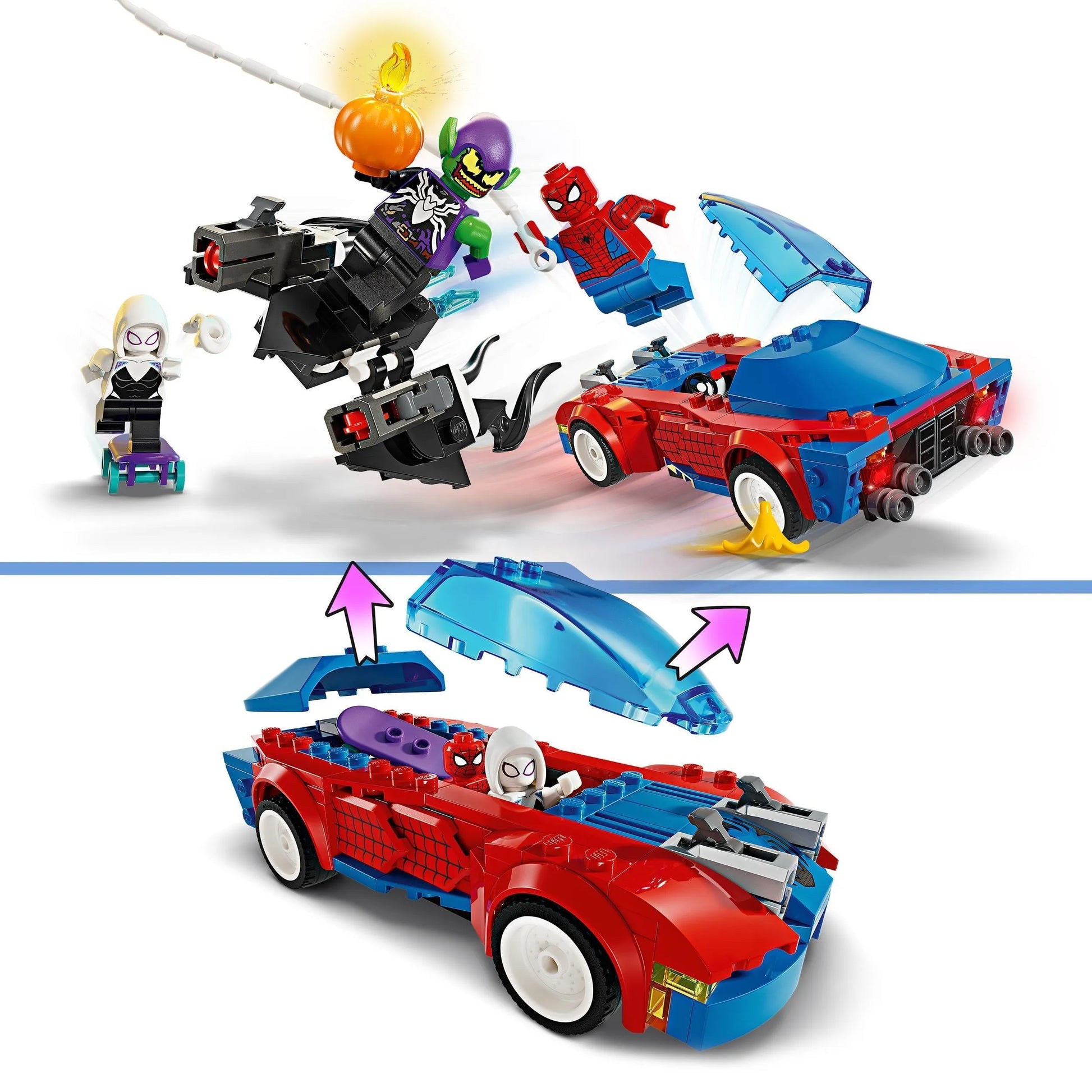 LEGO Spider-Man racewagen en Venom Green Goblin 76279 Superheroes LEGO SUPERHEROES @ 2TTOYS | Official LEGO shop😊🥰 LEGO €. 25.49