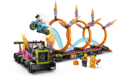 LEGO Stunttruck & Ring of Fire-uitdaging 60357 City LEGO CITY @ 2TTOYS LEGO €. 42.48