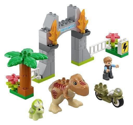 LEGO T. rex en Triceratops dinosaurus ontsnapping 10939 DUPLO LEGO JURASSIC WORLD @ 2TTOYS | Official LEGO shop😊🥰 LEGO €. 29.74