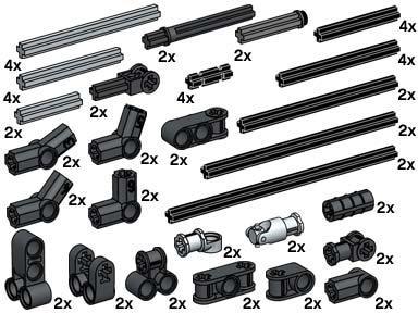 LEGO Technic Cross Axles 10074 Bulk Bricks LEGO Bulk Bricks @ 2TTOYS LEGO €. 9.99