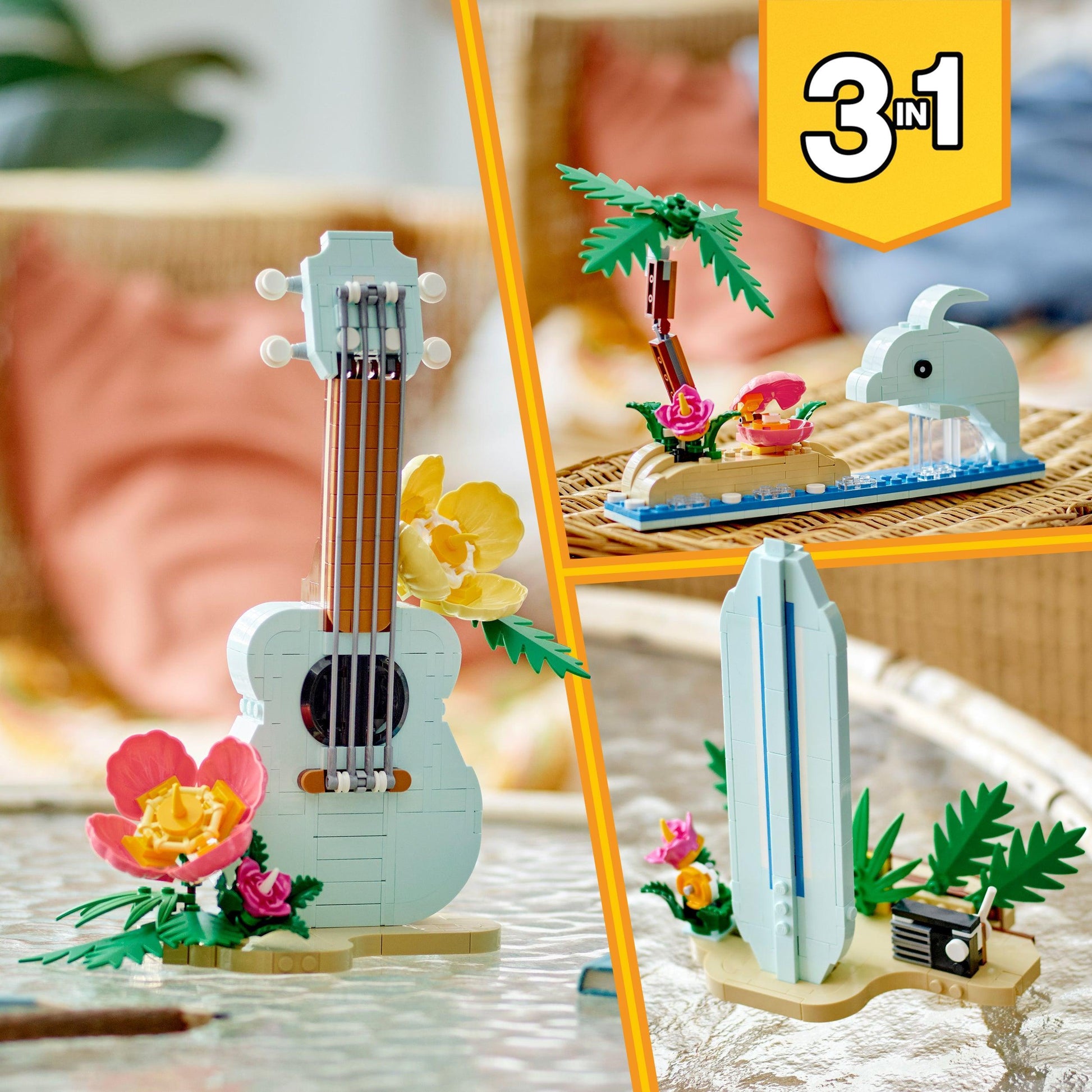 LEGO Tropische ukelele 31156 Creator 3 in 1 LEGO CREATOR 3 IN 1 @ 2TTOYS | Official LEGO shop😊🥰 LEGO €. 25.48