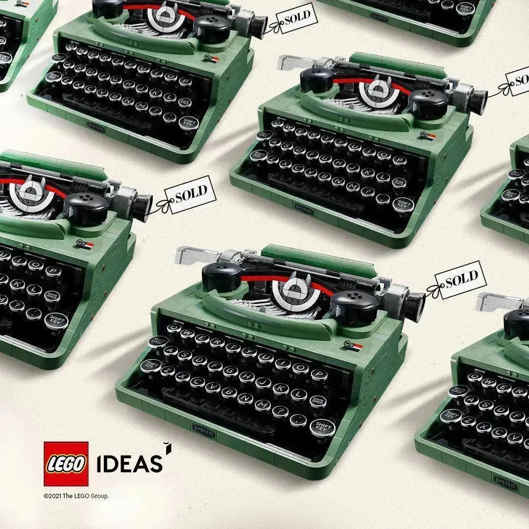 LEGO Type machine / Typewriter 21327 Ideas (USED) LEGO IDEAS @ 2TTOYS | Official LEGO shop😊🥰 LEGO €. 174.99