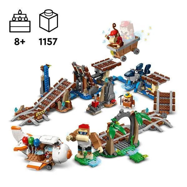 LEGO Uitbreidingsset: Diddy Kongs mijnwagenrit 71425 SuperMario LEGO SUPERMARIO @ 2TTOYS | Official LEGO shop😊🥰 LEGO €. 88.98