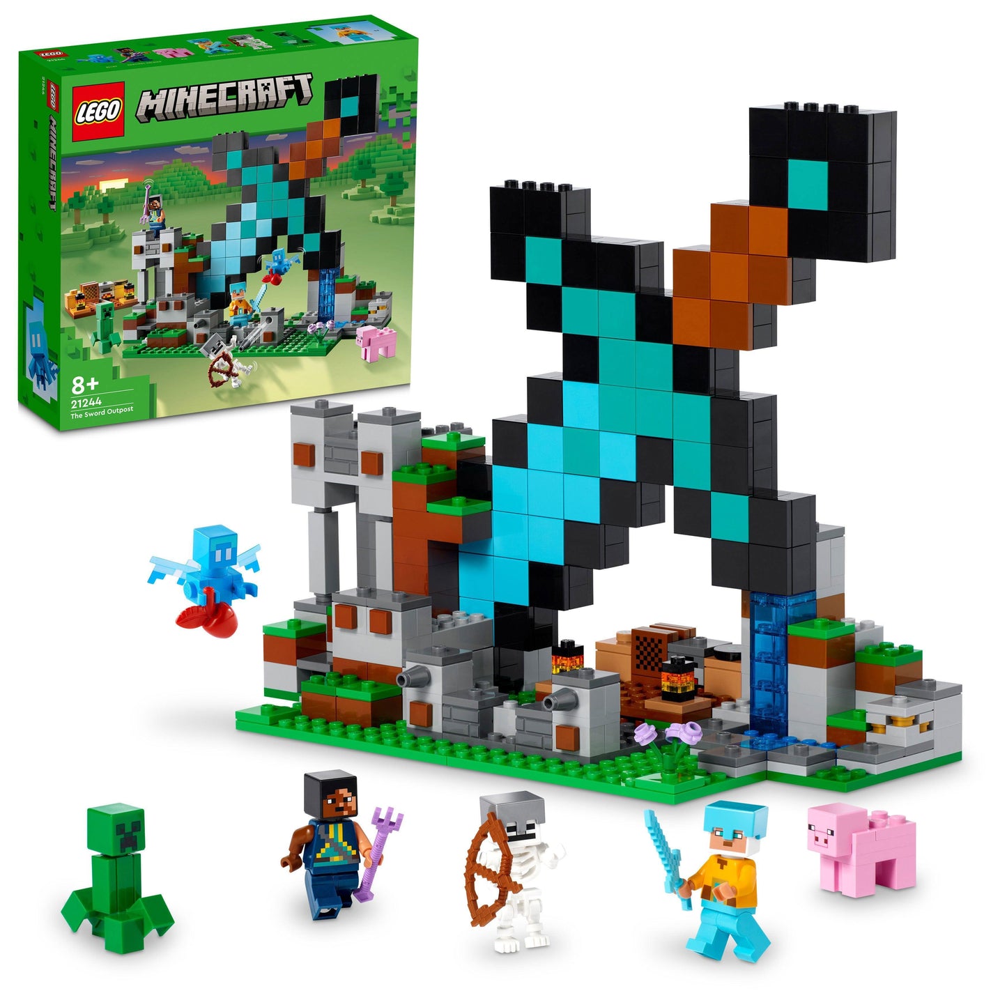 LEGO Uitvalbasis zwaard 21244 Minecraft LEGO MINECRAFT @ 2TTOYS LEGO €. 38.48