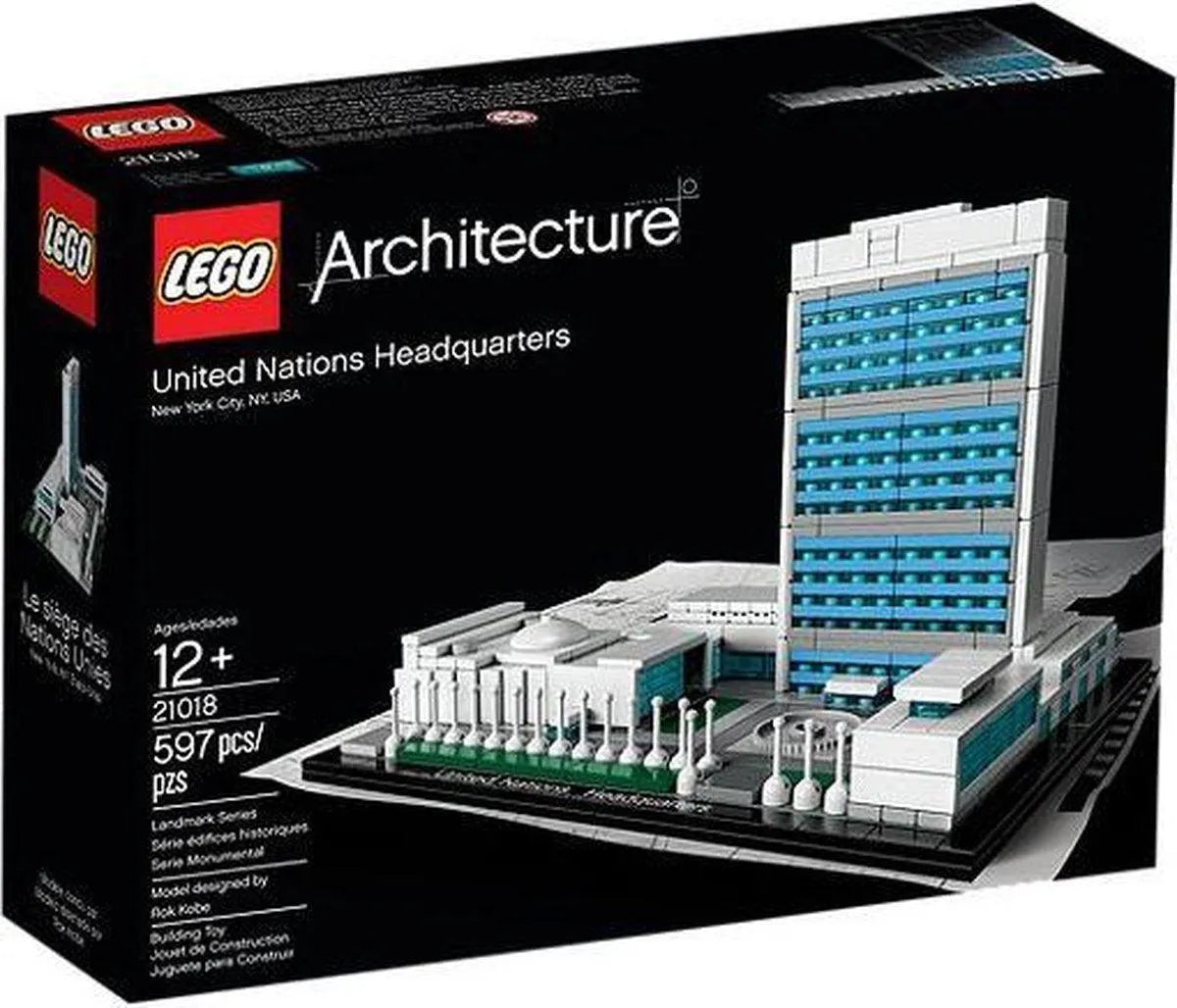 LEGO United Nations Headquarters 21018 Archictecture LEGO ARCHITECTURE @ 2TTOYS | Official LEGO shop😊🥰 LEGO €. 149.99